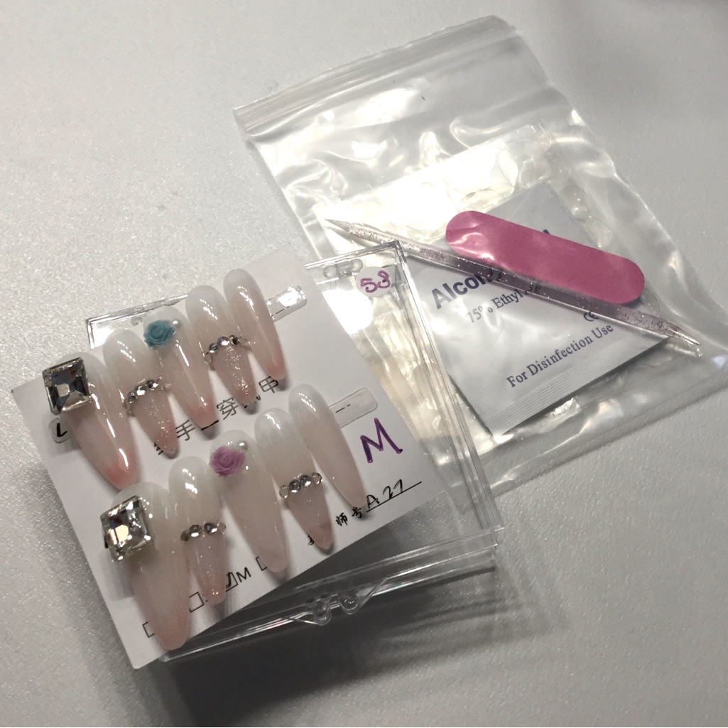 Brand New Hand Made Press On Nails  58